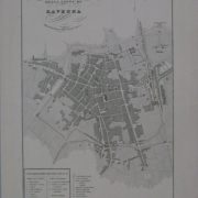 pianta della citta di ravenna 1865