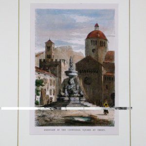 Fontana nella Piazza della Cattedrale a Trento